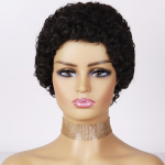 LISI HAIR Afronaiste l&uuml;hikeste juustega krussis lokkis parukad mustanahalistele naistele Aafrika blondid, liimita Cosplay parukad S&uuml;nteetilisest kiust parukas 15 CM