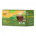 Roheline tee Tulsiga (20 pakk, 2 g), Mahe Tulsi roheline tee, orgaaniline Tattva