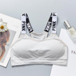 V&auml;rviline Letter Rinnahoidja Jooga Rinnahoidja Sling padjaga m&auml;hisega rinnahoidja Beauty Back Anti Stray Bra Sport One Size