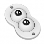 4 tk/pakend laialdaselt kasutatavad m&ouml;&ouml;blirattad, sujuva p&ouml;&ouml;rlemise ja t&otilde;husa tooli universaalsed rattarattad B valge