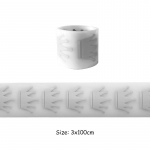 Termo&uuml;lekandega vin&uuml;&uuml;lkile kroon helkurteip 3X100cm Parches Ropa kuumpressid, aplikeeritud isetehtud riided kleebised soojus&uuml;lekanne 3x100cm