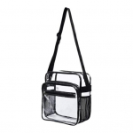 Kahe sektsiooniga k&auml;ekott, paksem PVC stiilne v&auml;lireisi selge &otilde;lg spordi&uuml;rituste jaoks