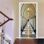 3D kuldsed uksekaunistuskleebised marmorist lihtsad abstraktsed jooned lilled elutoa tapeet Kodukaunistus Magamistoa kunstikleebised 90x200cm(cut 2 pcs)