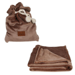 Les Tr&eacute;sors De Lily [A0543] &ndash; pruun  Scarlett  samettekk (kotiga! ) - 120x150 cm pruun