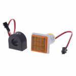 3 in 1 AC 60-500V 0-100A LED digitaalne voltmeeter Ampermeeter Hertz signaaltuled 220V pinge voolum&otilde;&otilde;tur Volt Amp Tester detektor