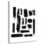 Feeby l&otilde;uenditr&uuml;kk, lab&uuml;rint 40x60 valge/must