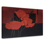 L&otilde;uenditr&uuml;kk Poppy Flowers Red 60x40 punane