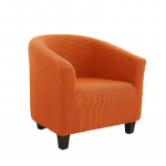 Klubitooli kate Stretch vanni tooli kate &Uuml;hev&auml;rviline diivanikate Polaarfliisist diivanikatted &otilde;ppebaarileti elutuppa 1 Pc oranž