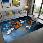 Moodne p&otilde;hjamaine 3D liblikaga tr&uuml;kitud vaip elutuba diivan diivan diivan valgus luksuslik vaip pere magamistoa voodi k&otilde;rval vaip vaip 50cm x 80cm