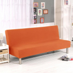 &Uuml;hev&auml;rviline k&auml;eta diivanvoodi kate Elastsed odavad diivanikatted elutuppa Pestavad eemaldatavad katted Kokkupandav diivanikott S size 160-185cm 1PC oranž