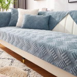 Paksendatud piimast sametist diivanipadi universaalne k&otilde;rgekvaliteediline elutoa diivanipadja kate &uuml;hev&auml;rviline Lihtne m&ouml;&ouml;bel kaitsev 45x45 Pillowcase1 tumehall v&auml;rv