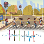 Vastupidav 14 k&auml;epidemega laste k&otilde;nnik&ouml;is lasteaia&otilde;petajatele