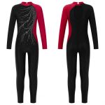 Laste t&uuml;drukute v&otilde;imlemistantsu trikoo piklik jumpsuit, balleti uisutamisv&otilde;istlus, aktiivne bodi 15-16 Years