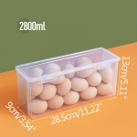 K&ouml;&ouml;gitarbed K&uuml;lmkapp S&auml;ilituskast Muna plastikkonteiner K&ouml;&ouml;givilja-puuvilja-toidu s&auml;ilituskonteinerid K&uuml;lmkapi organiseerimiskarbid B-2800ML