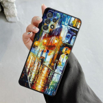 &Uuml;mbris Samsung Galaxy A14 A73 A53 A71 A51 A31 A33 A22 A12 A21s A13 A32 A52s A72 A52 A23 Eiffeli torni maastike maalimise kunst Samsung A73 5G