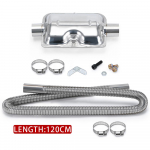 60cm 100cm 120cm 150cm 200cm 250cm 300cm &otilde;hkdiisel seisuk&uuml;tteseade roostevabast terasest v&auml;ljalasketoru toru gaasi ventilatsiooni voolik auto veoauto kaubik