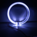 LED-optilised fiibrid Angel Eyes DRL Bixenon projektori objektiivi esitulede halo r&otilde;ngad Jooksutuled koos juhi lisaseadmetega 80MM/2.5INCH