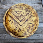 Spartan Life Size ajalooline koopia valatud alumiiniumist cosplay kost&uuml;&uuml;m LARP Shield