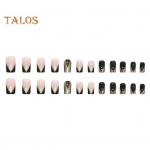 24 tk v&otilde;ltsk&uuml;&uuml;nte s&auml;raefektiga manik&uuml;&uuml;ri t&ouml;&ouml;riist DIY atraktiivsed prantsuse baleriini k&uuml;&uuml;neotsad ilutarbed 24PCS