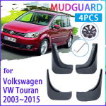 4 tk auto porilapid Volkswagen VW Touran 2003-2015 porikaitse pritsmekaitsed poritiibad auto black