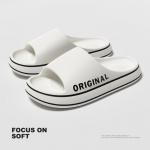 Meeste Trend Uued Suvised Sussid EVA Pehme p&otilde;hjaga Pilv Slaidid Kerged rannajalatsid Meestele Sobivad sise- ja v&auml;listingimustes Paarile Vannituba Libisemisvastased sandaalid 38-39 valge