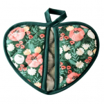 1 tk isoleeritud kinnaste riputusr&otilde;ngas k&otilde;rge temperatuuri vastupidavusega s&uuml;damekujuline k&auml;eklambri isolatsioonipadi pagari&auml;ri B tumeroheline v&auml;rv