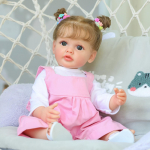 55 cm kogu kehaga pehme silikoonvin&uuml;&uuml;l Reborn v&auml;ikelapse Betty Lifelike pehme puudutusega veekindel printsessi reborn nukk t&uuml;drukutele kingitus