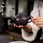 Yixing Purple Clay Pot Baimu Purple Baklažaanip&uuml;ree Xianrui K&auml;sitsi valmistatud Teekann Pu'er Hiina Teekann Kung Fu Teekomplekt 280ml 1pcs China