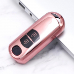 TPU auto kaugjuhtimispuldi v&otilde;tme korpuse kattepulk Mazda jaoks 2 3 5 6 BL BM GJ Atenza Axela Demio CX-3 CX3 CX-5 CX5 CX7 CX-9 CX8 v&otilde;tmeta 2 Buttons