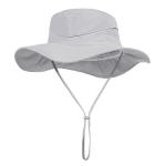 Meeste mood Uus Hingav Kalurim&uuml;ts Naiste V&auml;litingimustes Trendikas Reisimine Matkamine Jahindus Kalastamine Varjutus UV-kaitsega Nailonist Koppm&uuml;ts 58-60cm adjustable gray