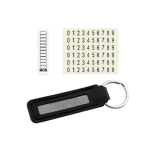 my goog car TPU Car Smart 4Button Key Shell Bag Fob Case Cover for LYNK&CO 01 02 03 Key Holder Protector number key chain white