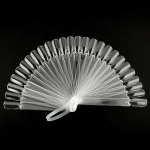 ROSALIND 32 tk Kunstk&uuml;&uuml;nte manik&uuml;&uuml;ri lehvikukujuline v&auml;rvikaart k&uuml;&uuml;nte mudel Color Board geel-k&uuml;&uuml;nelakiga praktiline v&auml;rviring