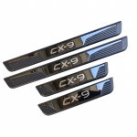 Mazda CX 9 CX9 CX-9 tarvikute jaoks l&auml;vepakuplaadi trimmimine autokleebis Kulumispedaal roostevabast terasest stiilikaitse