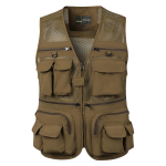 Meeste vest Taktikaline V&ouml;&ouml;ga varustusmantel suvine fotograafi vest T&ouml;&ouml;riist Paljud taskuv&otilde;rguga t&ouml;&ouml;tavad varrukateta jakk meessoost 5XL khaki