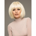 Naiste l&uuml;hikesed Bob s&uuml;nteetilised parukad naistele Ombre beež blond naturaalne parukas tukkidega Cosplay Party igap&auml;evased kuumakindlad kiudjuuksed kahvatu kuldne v&auml;rv