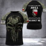 Poola armee meeste T-s&auml;rk Veteran Soldier Poola liputr&uuml;kk Meeste riided Suurem&otilde;&otilde;duline lahtine pullover O kaelusega l&uuml;hikeste varrukatega s&auml;rk 2XL