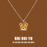 RUI RUI YU Tiigri Kaelakee Guofeng Uus Aasta Joonisfilm &Otilde;pilase Ripats 1 PC