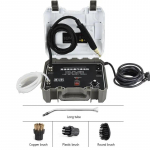 2500 W k&otilde;rge temperatuuriga aurupuhasti Kaasaskantav k&otilde;rgsurveaurupuhastusmasin, reguleeritav k&ouml;&ouml;gikubu puhastus 6 k&auml;iku UK Plug valge
