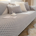 Talvine diivani kate Paks pl&uuml;&uuml;sist libisemiskindel diivanipadi elutuppa Pehme universaalne diivani kate seljar&auml;tik sektsiooniline diivanimatt Q 110x240cm 1pc hall