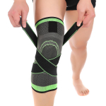 Survestatud Fitness Jooksmine Jalgrattas&otilde;it P&otilde;lve toetavad traksid Sport Compression Pad Sleeve M: 35-40cm roheline