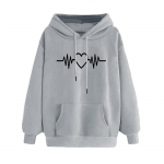 Naiste s&uuml;gistalvise kapuutsiga dressipluus, pullover, pikkade varrukatega mugav XL kollane
