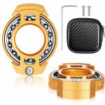 T&auml;ismetallist Fidget Spinner, Lahedad Reactor Fidget Hand m&auml;nguasjad aitavad pingeid leevendada, stressi v&auml;hendav &auml;revust leevendav m&auml;nguasi lastele ja t&auml;iskasvanutele 4.5x3.5x1.1cm