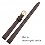 Ehtsast nahast k&auml;ev&otilde;ru Naiste Moodne kellarihm K&auml;ekellad Mini Rihm 6mm 8mm 10mm 12mm 14mm V&auml;ike kellarihm punane 10mm