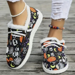 Cartoon Pattern Naiste vabaaja moekingad soojad tossud 35 must