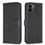 Four Leaf Clover nahast rahakotikaardi telefoni&uuml;mbris Redmi Note13 Note12 Note10 Xiaomi 12 13 Redmi A1 A2 13C 10C 10T 9A 9C &uuml;mberp&ouml;&ouml;ratava kaane jaoks Redmi Note 8 Pro must