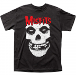 Mis Red Logo Rock N Roll Music Skull Tee Unisex T-s&auml;rk S