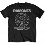 Ramones Esimene maailmaturnee 78 T-s&auml;rk Unisex T-s&auml;rk S