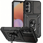 3-&uuml;hes kaitsev telefoni&uuml;mbris Samsung Galaxy A14 A13 A34 A54 A25 A24 5G A04S s&otilde;jalise kvaliteediga armor p&otilde;rutuskindel telefoni kaaner&otilde;ngas, magnetiline tugijalg For Samsung Galaxy A04S must