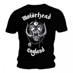 Mot&ouml;rhead England Black Everything Louder Lemmy Unisex T-s&auml;rk S