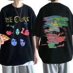 Briti rokkb&auml;nd The Cure In Between Days 1985 T-s&auml;rk Vintage Punk Gothic Unisex l&uuml;hikeste varrukatega T-s&auml;rk T&auml;navar&otilde;ivad XL gray